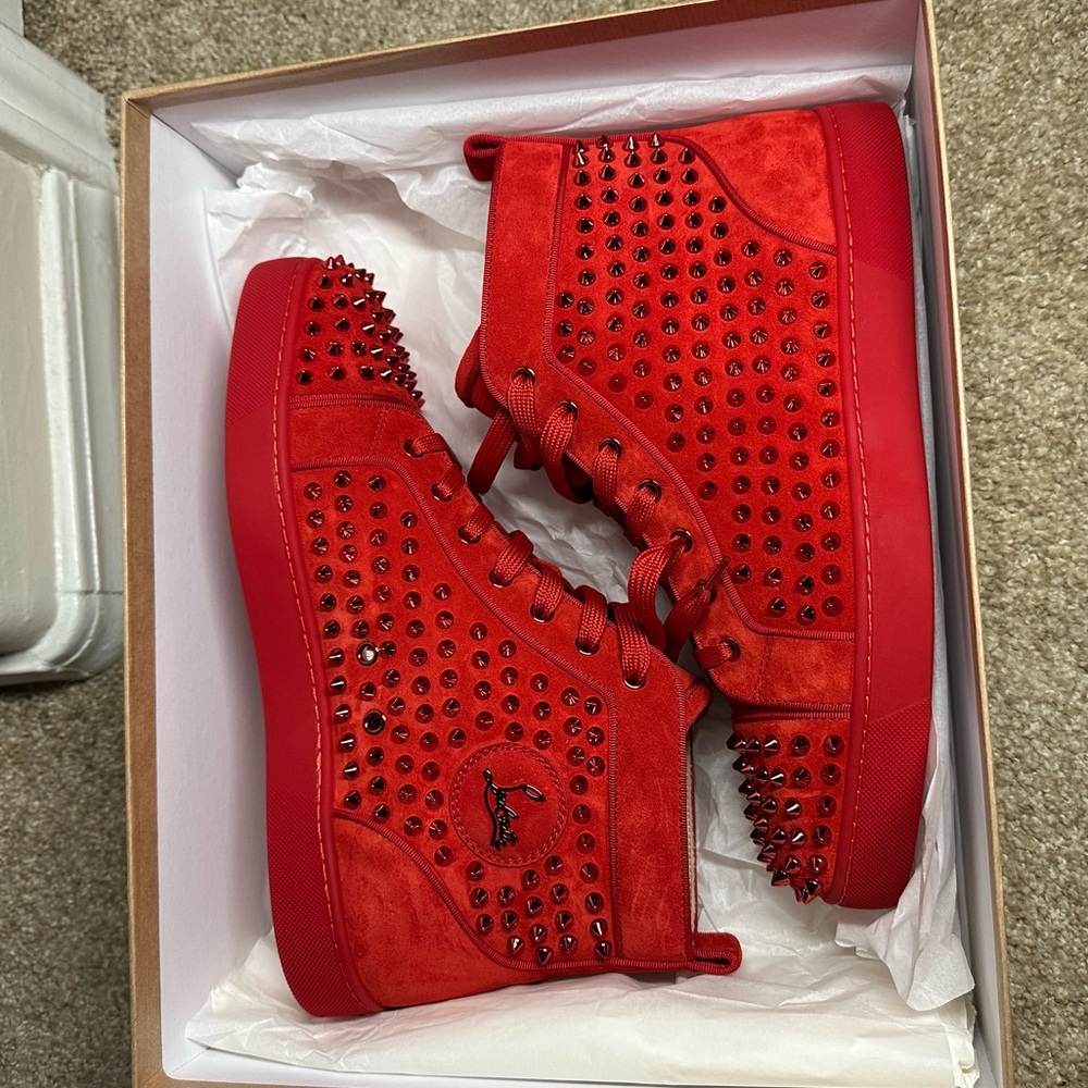 Christian Louboutin Louis Orlato Spiked High Top Sneaker